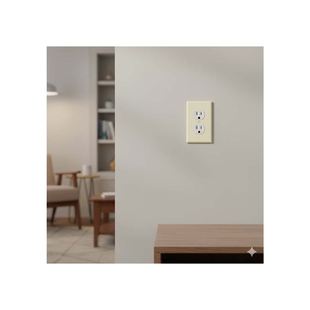 Tapa para tomacorriente e interruptor doble Troen - Miniatura 4