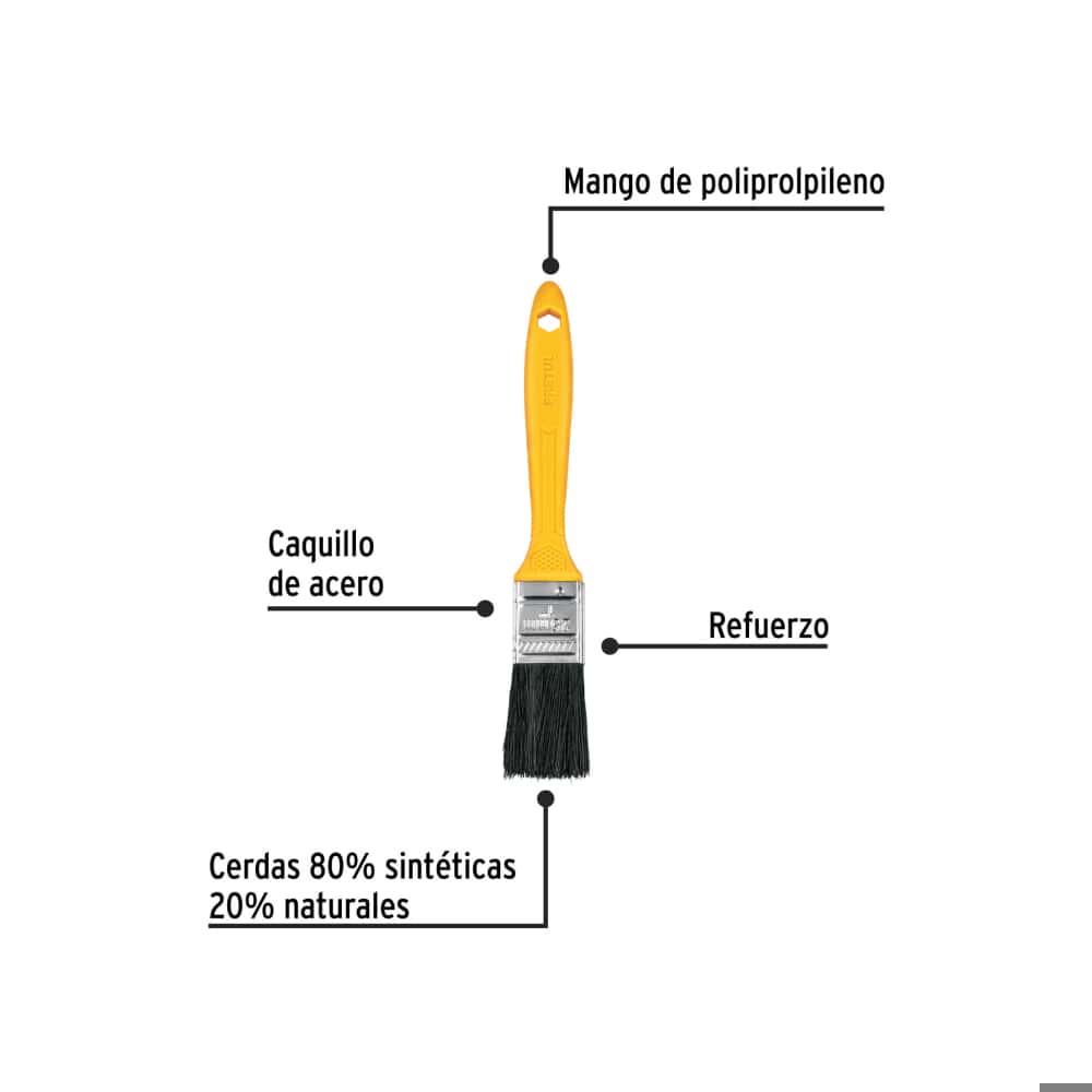 Brocha para pintar de 1/2" Pretul 21532 - Miniatura 4