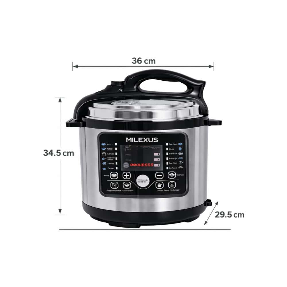 Olla a presión eléctrica multifuncional Milexus de 6 L ML-OA-6L - Miniatura 4