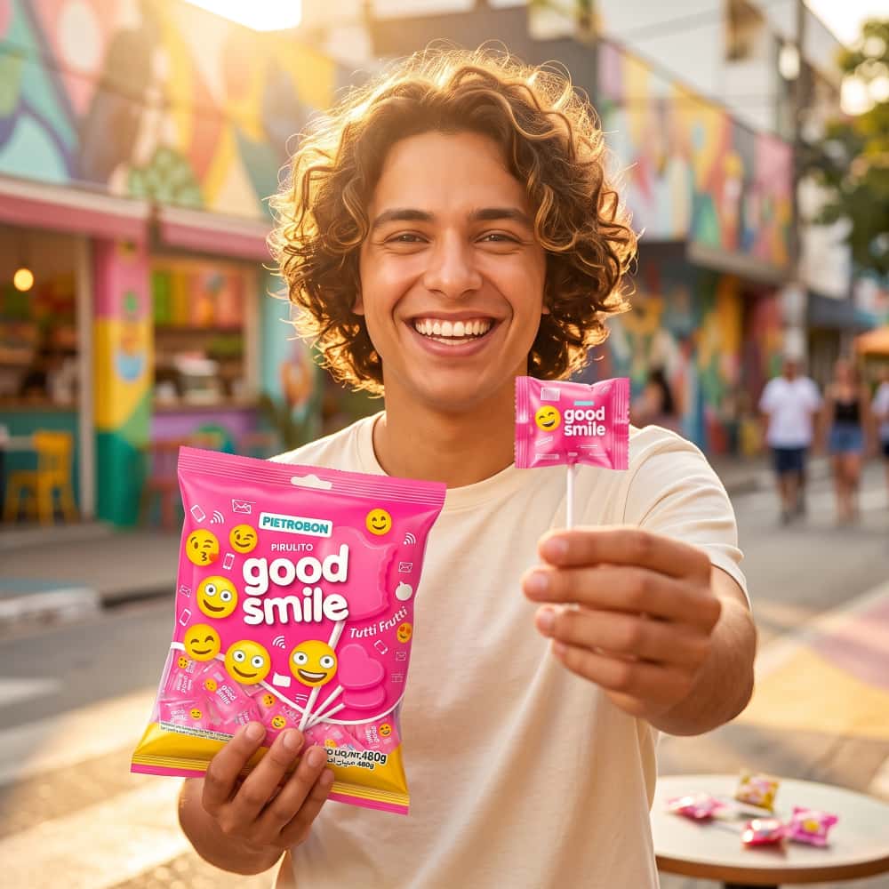 Chupetines sabor tutti frutti Good Smile Pietrobon (480 g / 1.06 lb) - Miniatura 5