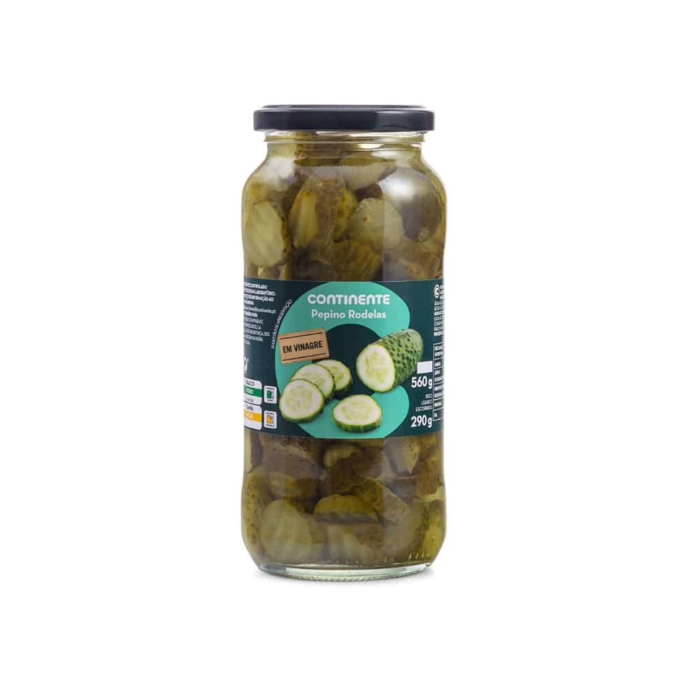 Rodajas de pepinillo encurtido Continente (560 g / 1.23 lb) - Miniatura 1