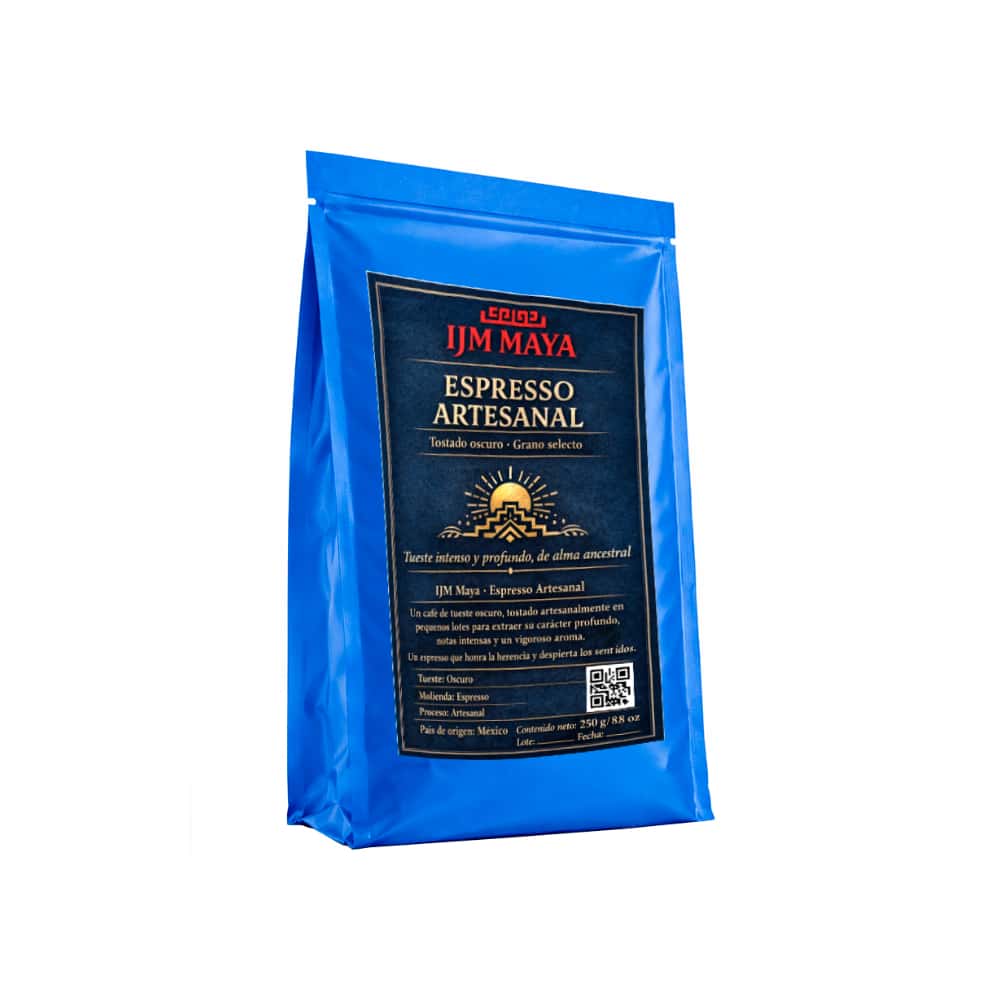 Café espresso artesanal tueste oscuro IJM Maya (250 g / 8.8 oz) - Miniatura 1