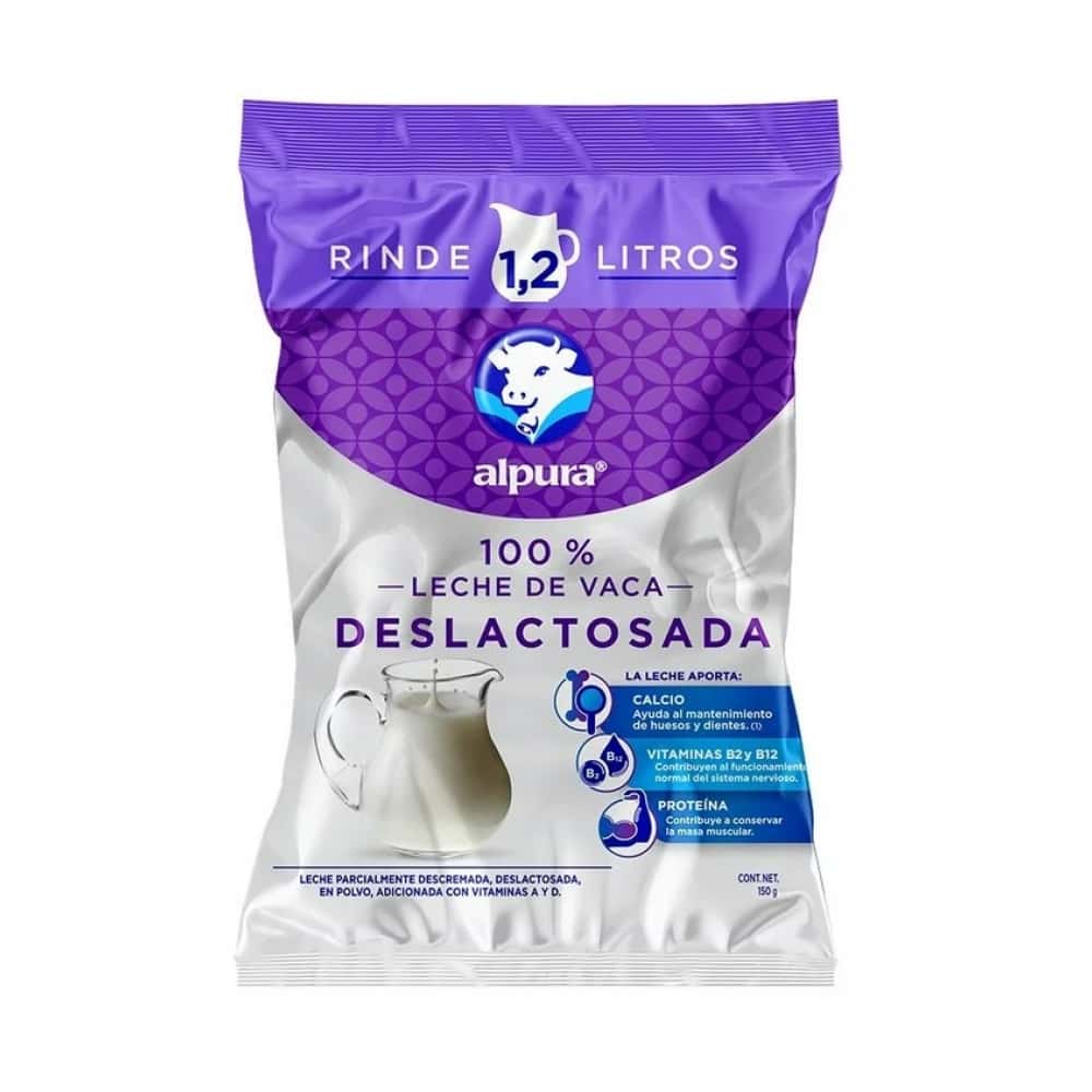 Leche en polvo deslactosada Alpura (150 g / 5.29 oz) - Miniatura 1