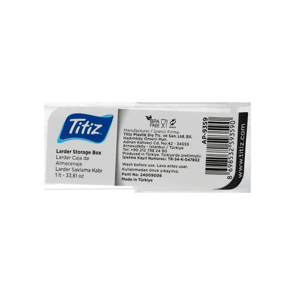Contenedor de alimentos 1 L Titiz - Miniatura 2