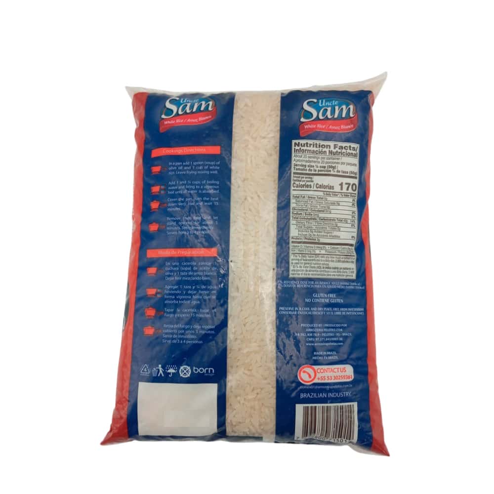 Arroz Tío Sam (5 x 1 kg) - Miniatura 2