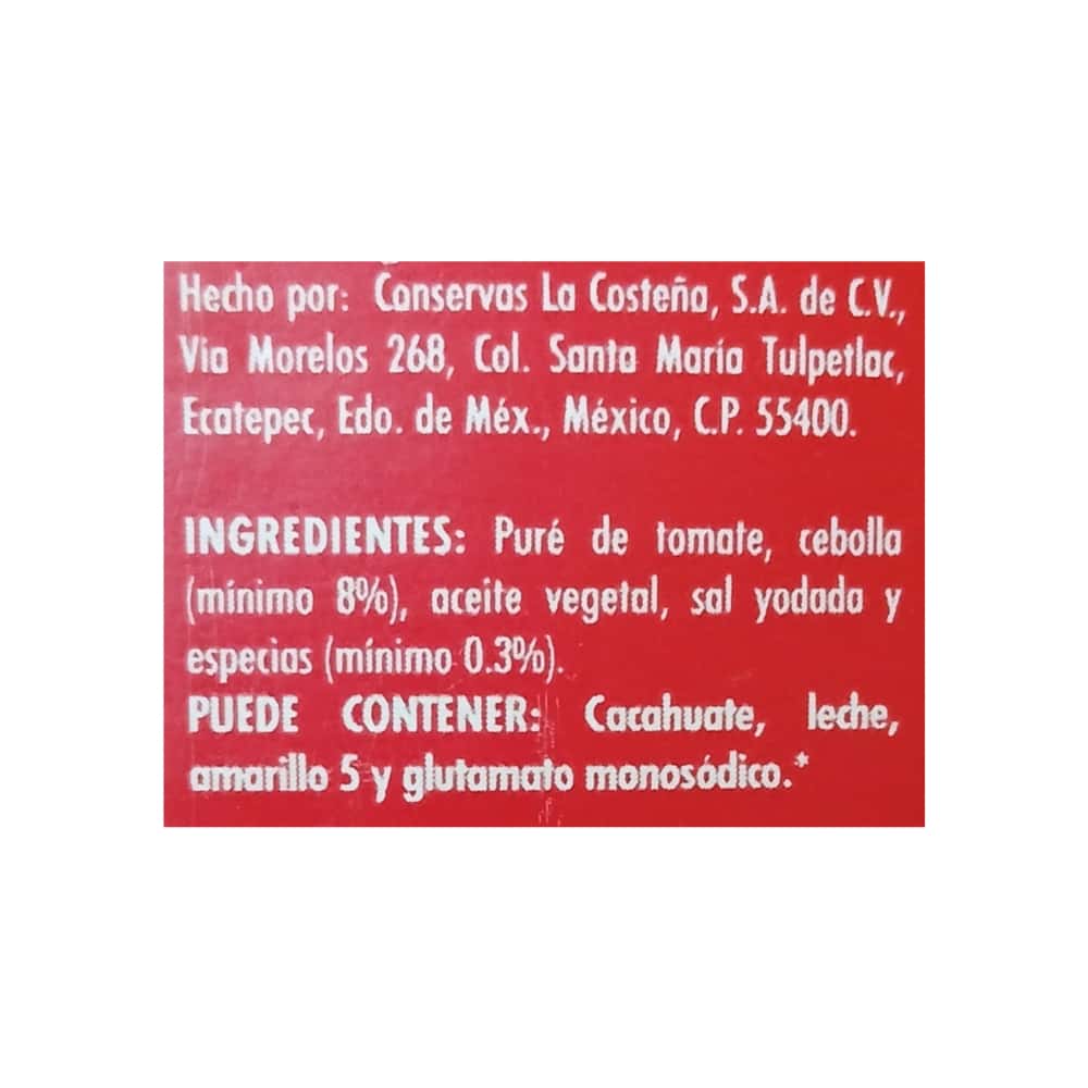 Puré de tomate sazonado La Costeña (2 x 350 g / 12.34 oz) - Miniatura 3