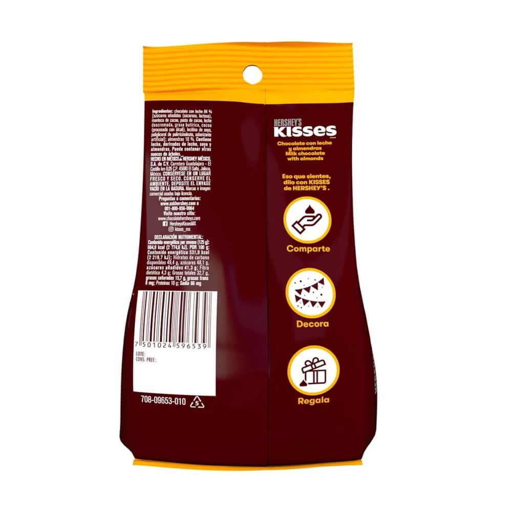 Bombones de chocolate con leche y almendras Hershey´s (125 g / 4.4 oz) - Miniatura 2