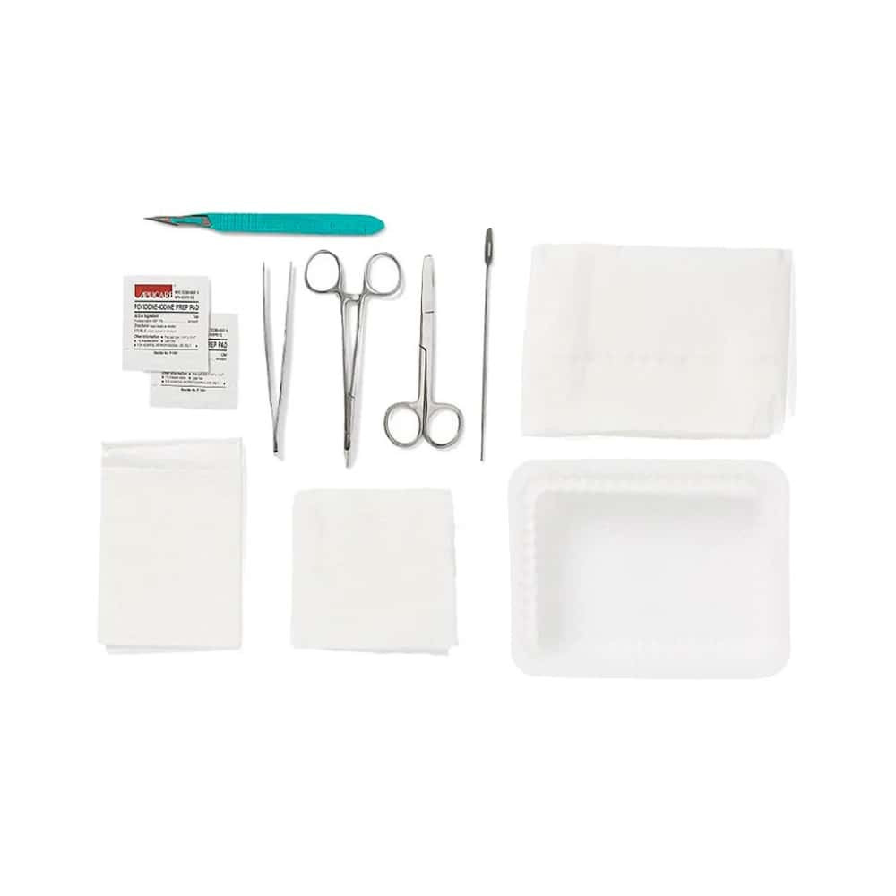 Bandeja esterilizada para incisión y drenaje Medline - Miniatura 1