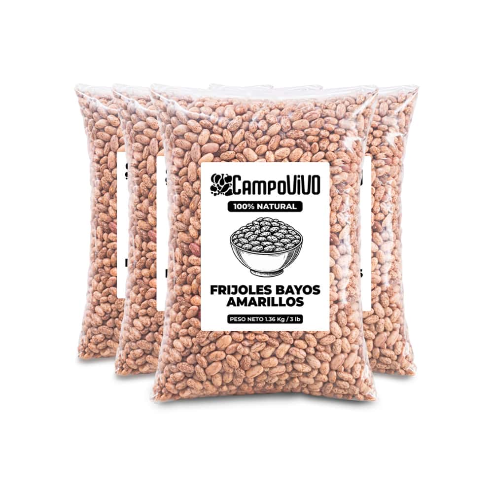 Frijoles bayos amarillos Campo Vivo (4 x 1.36 kg / 3 lb) - Miniatura 1
