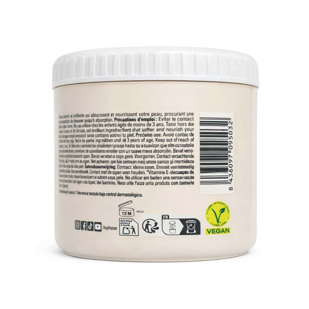 Crema corporal hidratante con aceite de coco Byphasse (500 ml / 16.9 fl oz) - Miniatura 2