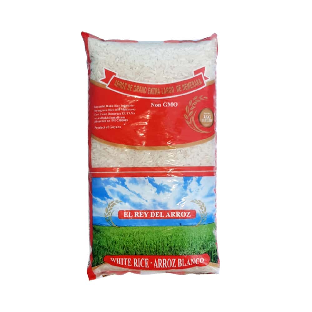 Arroz blanco de grano extra largo El rey del arroz (1 kg / 2.2 lb) - Miniatura 1