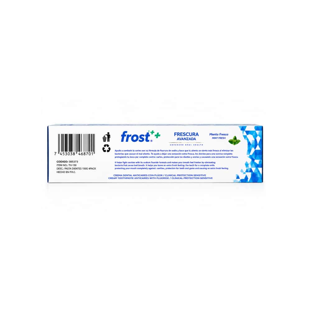 Pasta dental mentolada Frost (150 g / 5.29 oz) - Miniatura 3