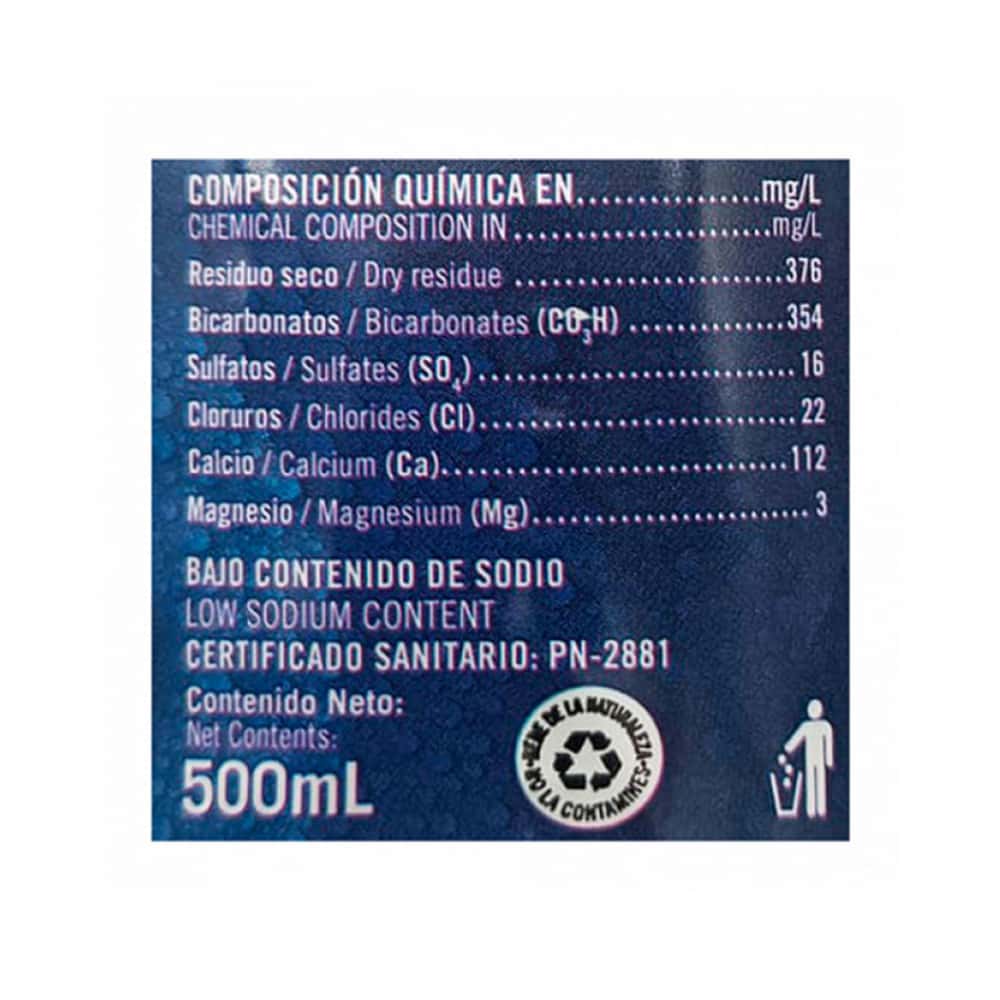 Agua mineral natural Ciego Montero (6 x 500 ml) - Miniatura 3