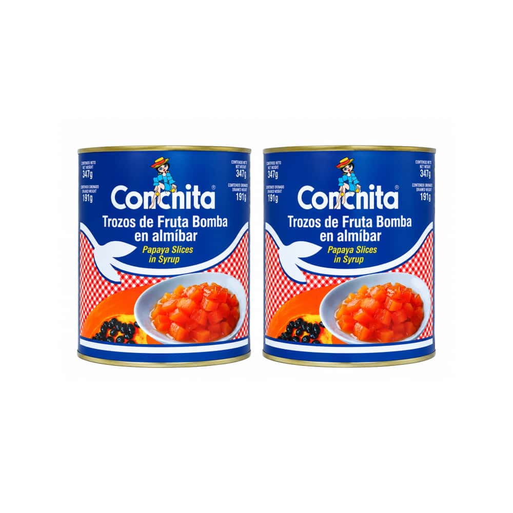 Trozos de fruta bomba en almíbar Conchita (2 x 3.47 kg / 7.66 lb) - Miniatura 1