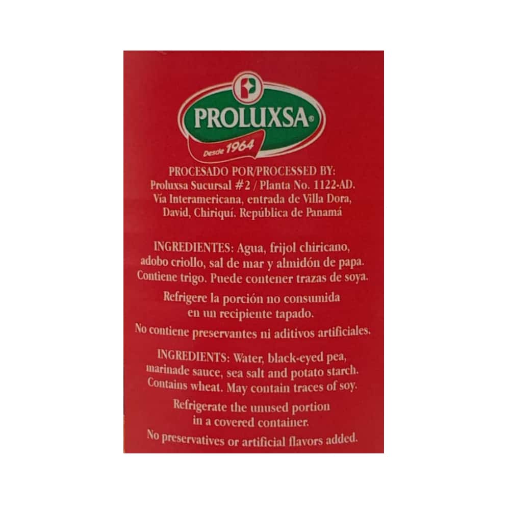 Frijol chiricano con adobo casero Proluxsa (425 g / 15 oz) - Miniatura 3
