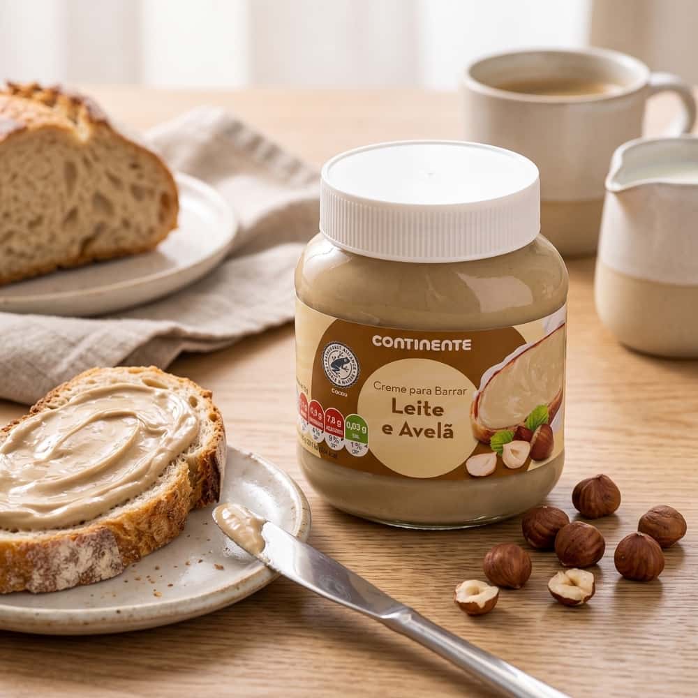 Crema para untar Duo de leche y avellana Continente (400 g / 14.11 oz) - Miniatura 3