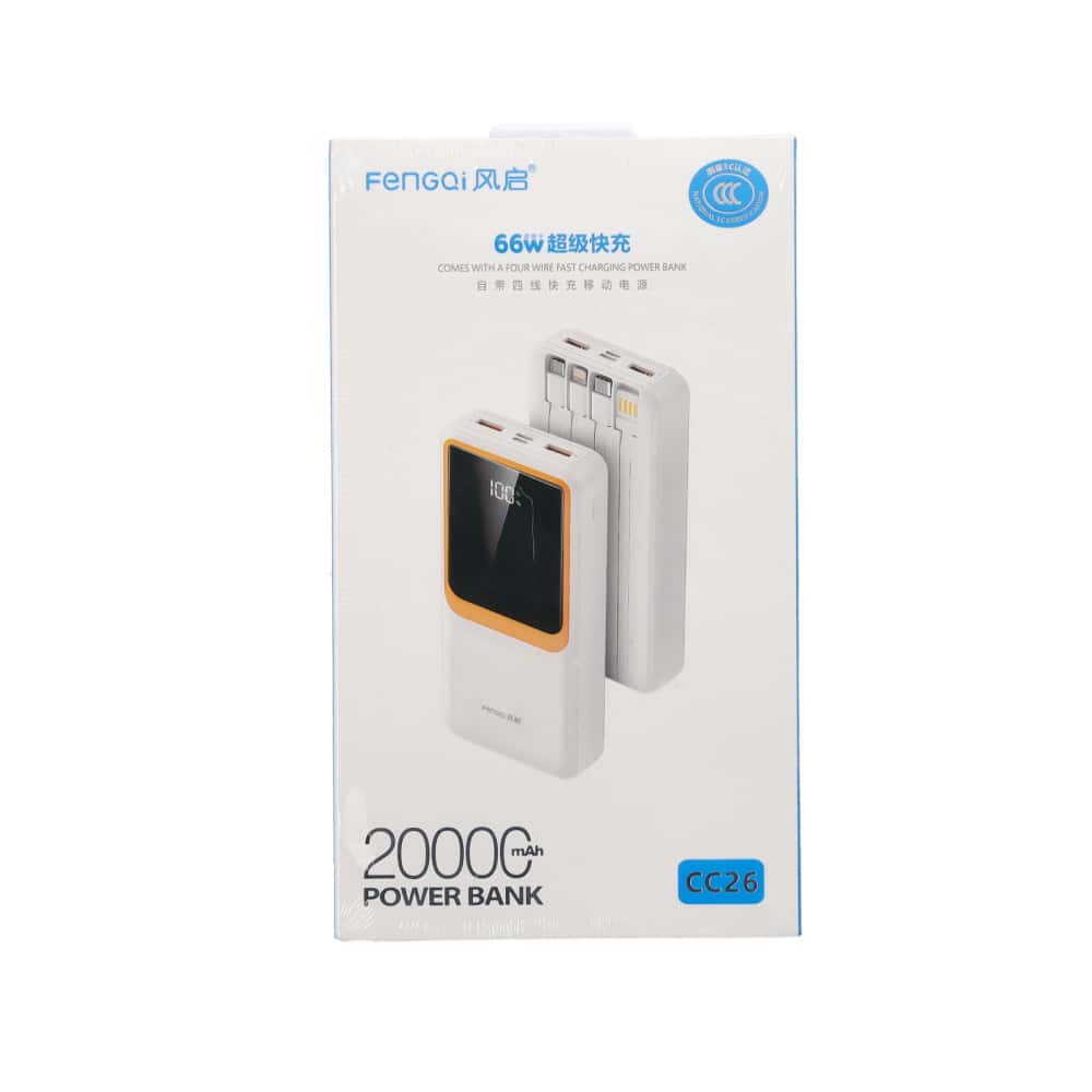 Banco de carga portátil de 20000 mAh Fengai CC26 - Miniatura 2