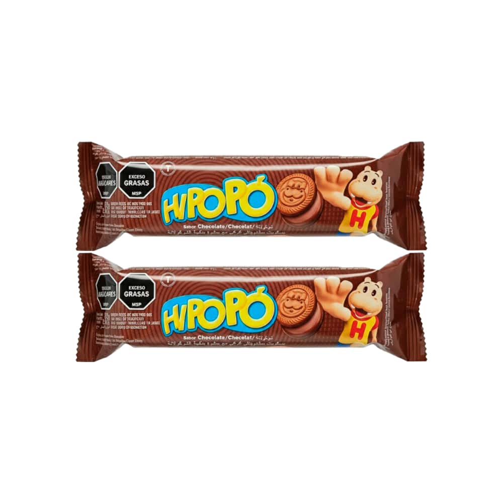 Galletas con relleno sabor chocolate Hipopó (2 x 80 g , 2.82 oz) - Miniatura 1