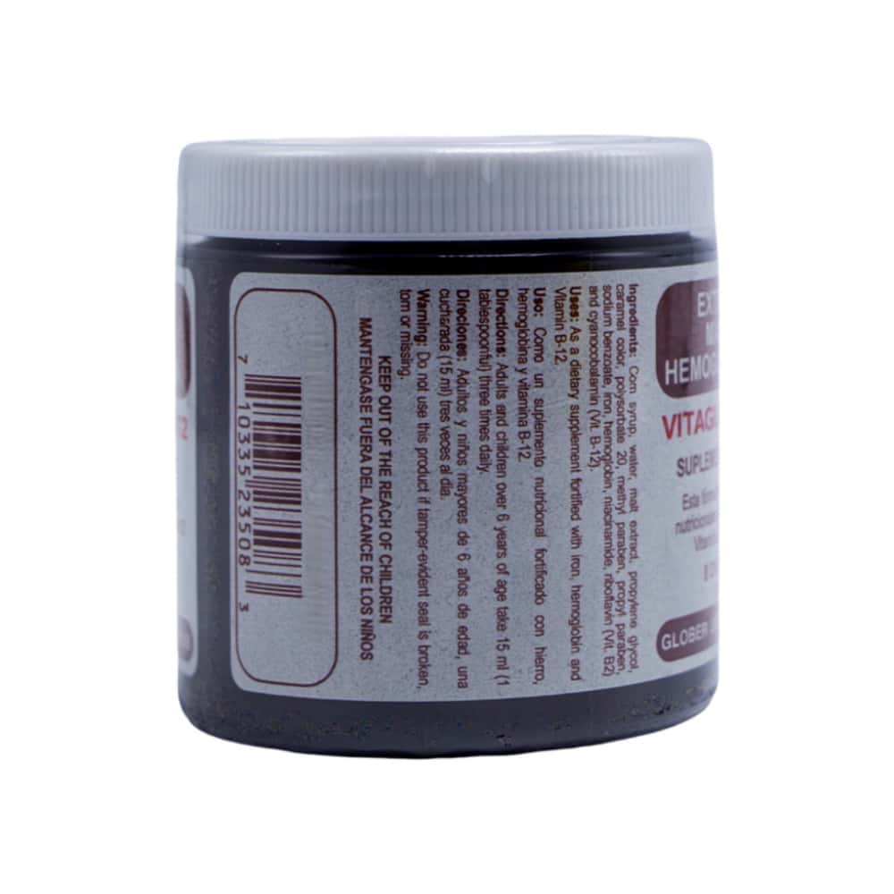 Extracto de malta con hemoglobina y B-12 Nature Plus (240 ml / 8 fl oz) - Miniatura 4