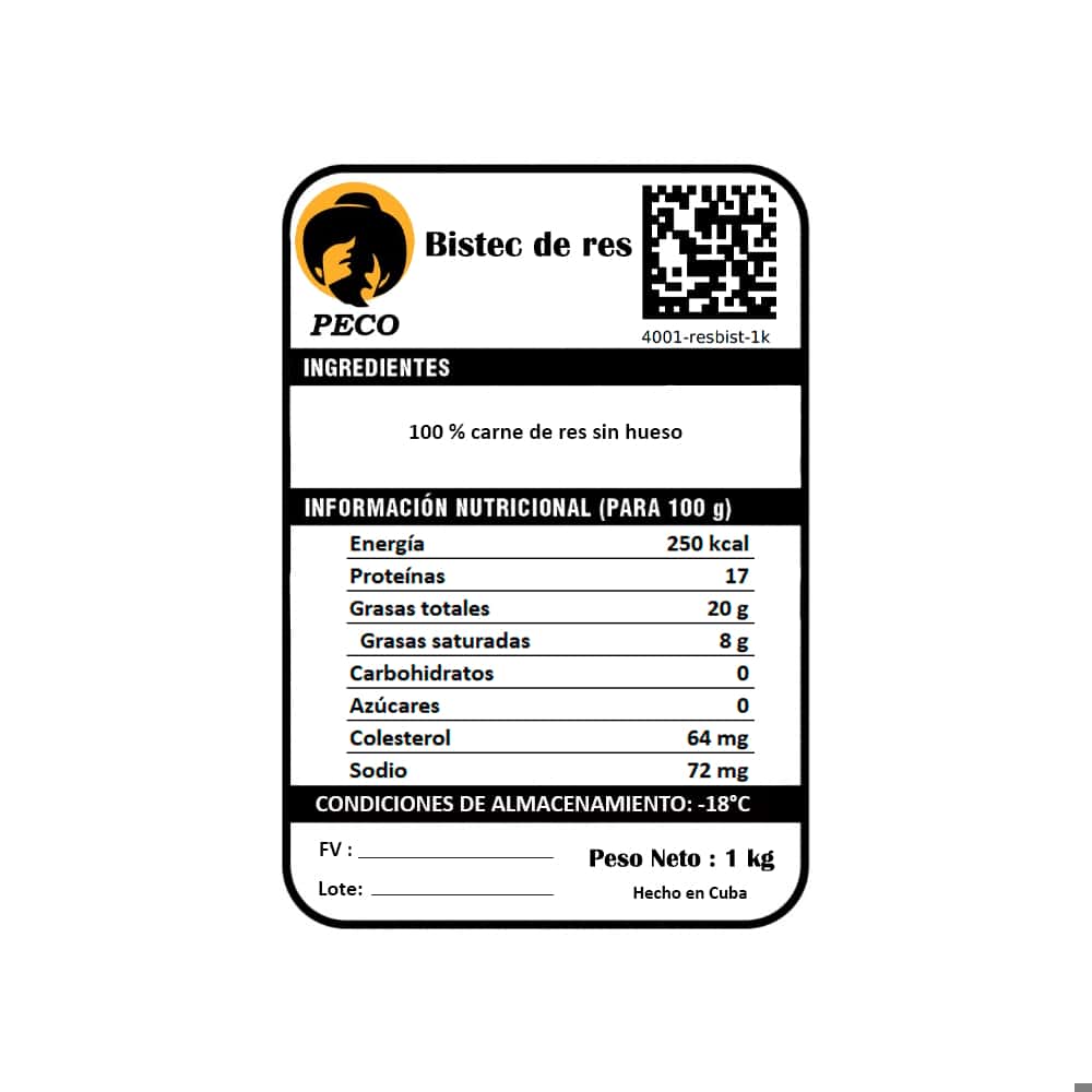 Bistec de res Peco (1 kg / 2.2 lb) - Miniatura 3