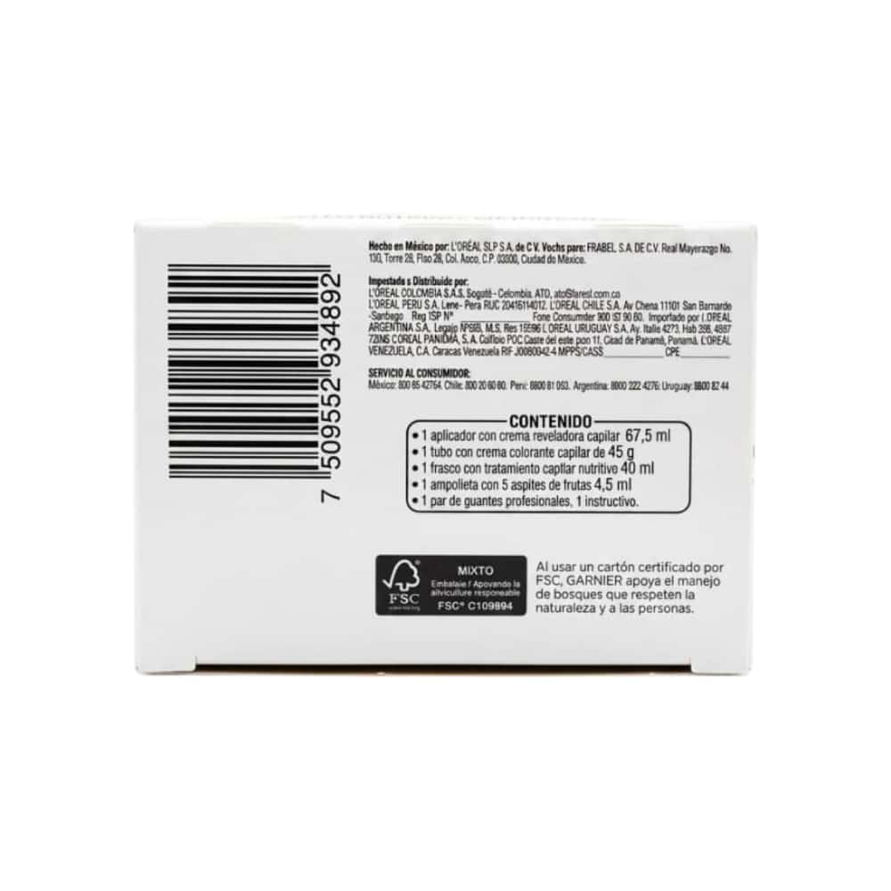 Tinte capilar permanente No. 7.777 café con leche Nutrisse Garnier - Miniatura 4