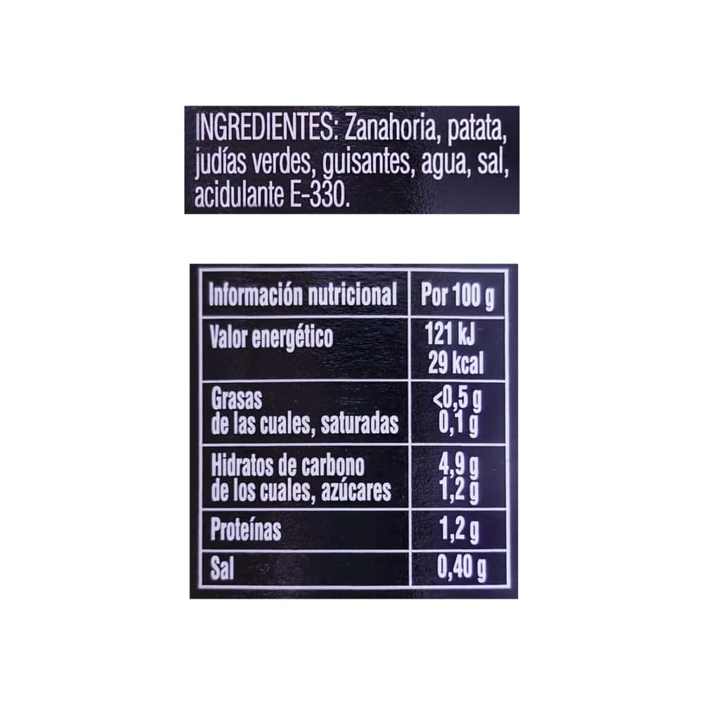 Macedonia de verduras Ferba (535 g / 1.17 lb) - Miniatura 4