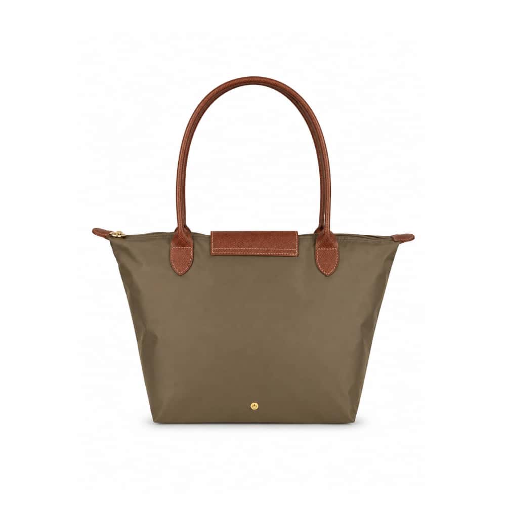 Bolso de nailon soil plegable con detalles camel y asas extraíbles Isabella - Miniatura 3