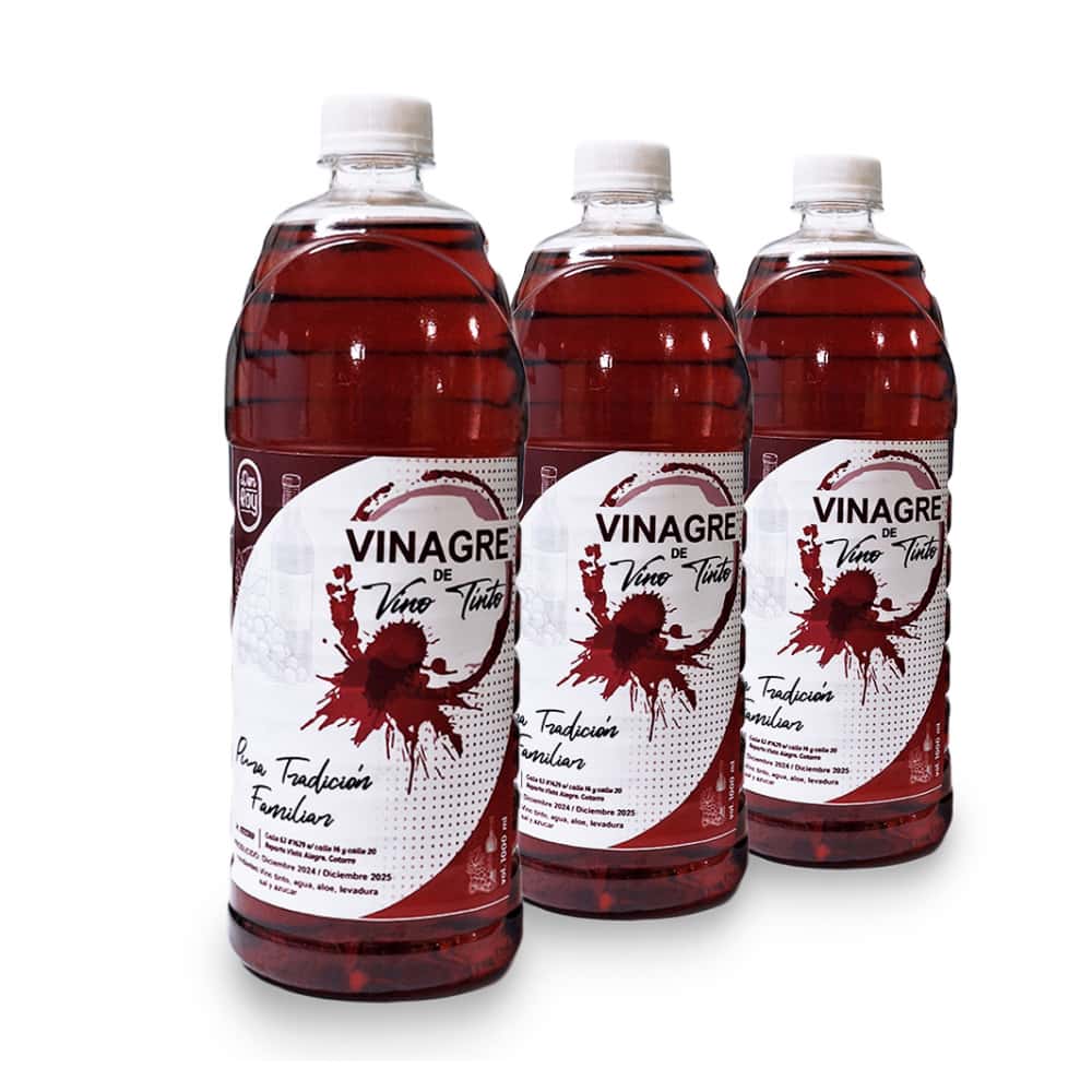 Vinagre de vino tinto Don Roy (3 x 1 L) - Miniatura 1