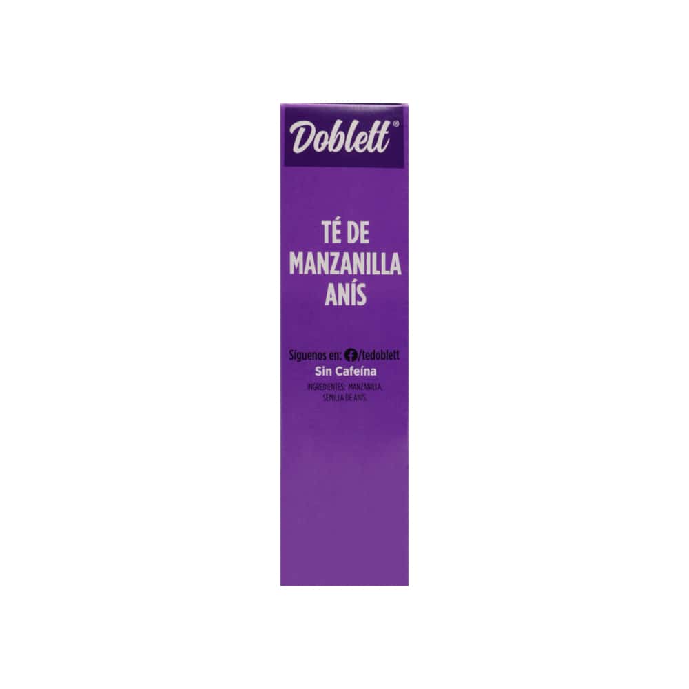 Té de manzanilla anís sin cafeína Doblett (19.2 g) - Miniatura 4