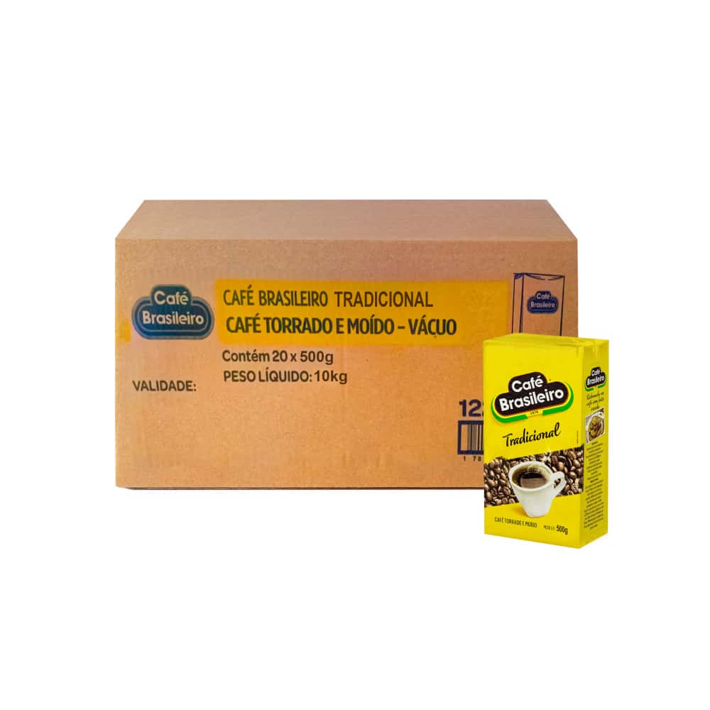 Café tradicional Brasileiro (20 x 500 g / 1.1 lb) - Miniatura 1