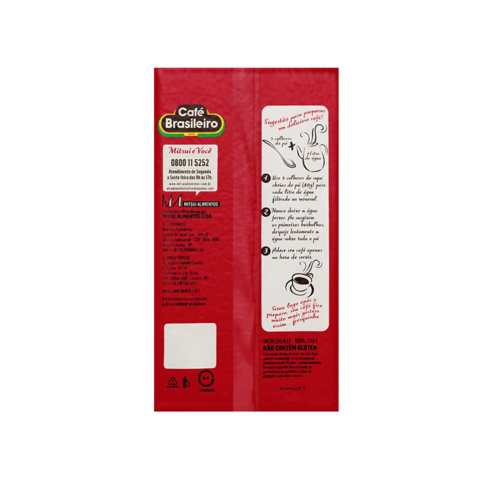 Café extra fuerte Brasileiro (6 x 500 g / 1.1 lb) - Miniatura 2