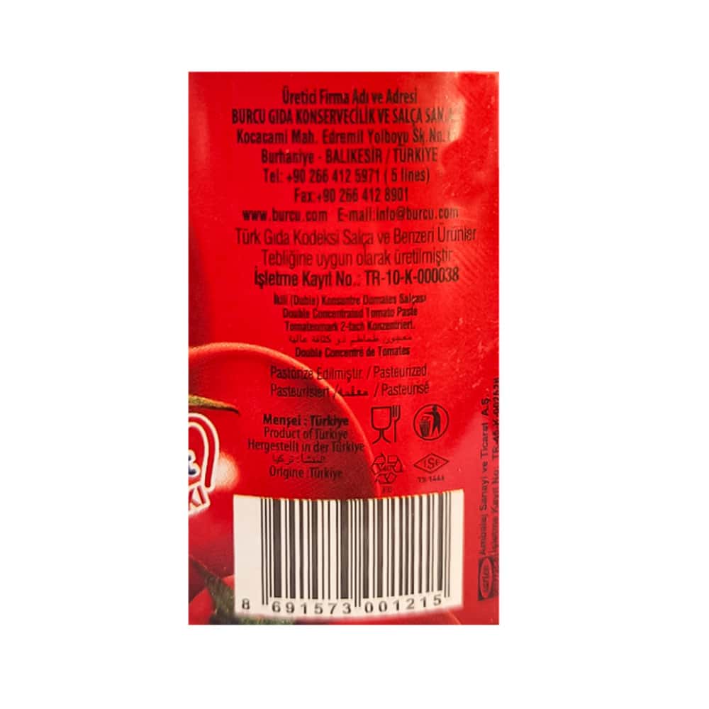 Pasta de tomate Burcu (5 x 200 g / 7.05 oz) - Miniatura 3