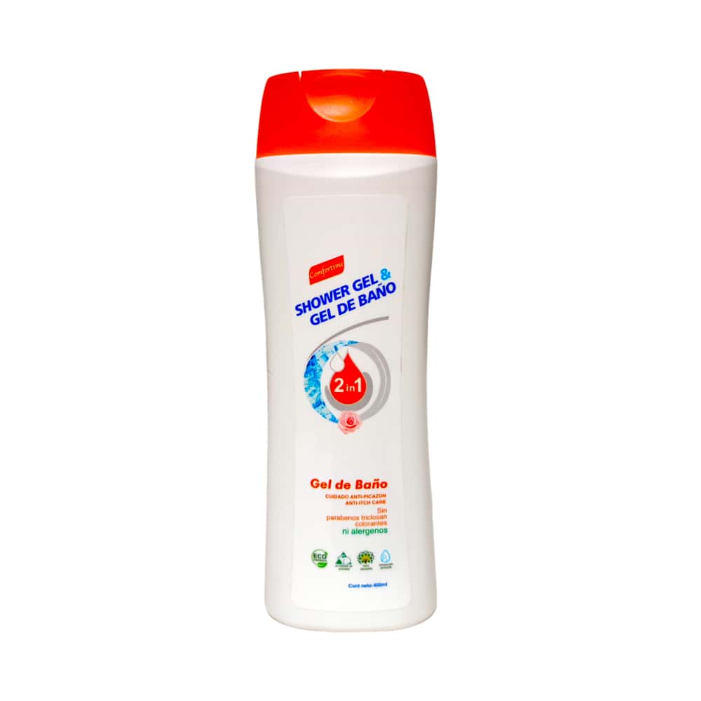 Gel de baño anti-picazón Comfortime (400 ml) - Miniatura 1