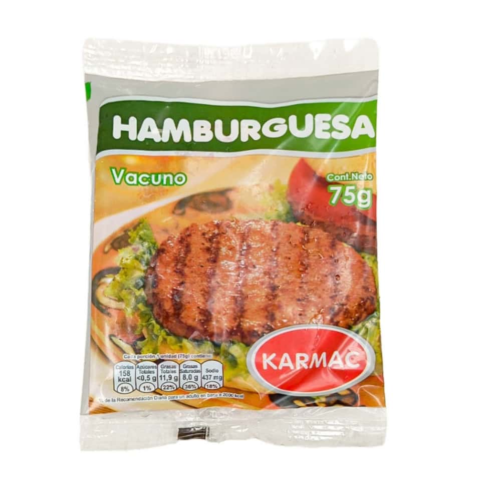 Hamburguesa de vacuno Karmac (75 g / 2.6 oz) - Miniatura 1
