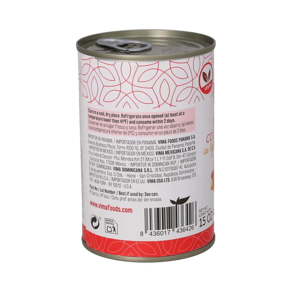 Cóctel de frutas en almíbar Vima Foods (425 g / 15 oz) - Miniatura 2