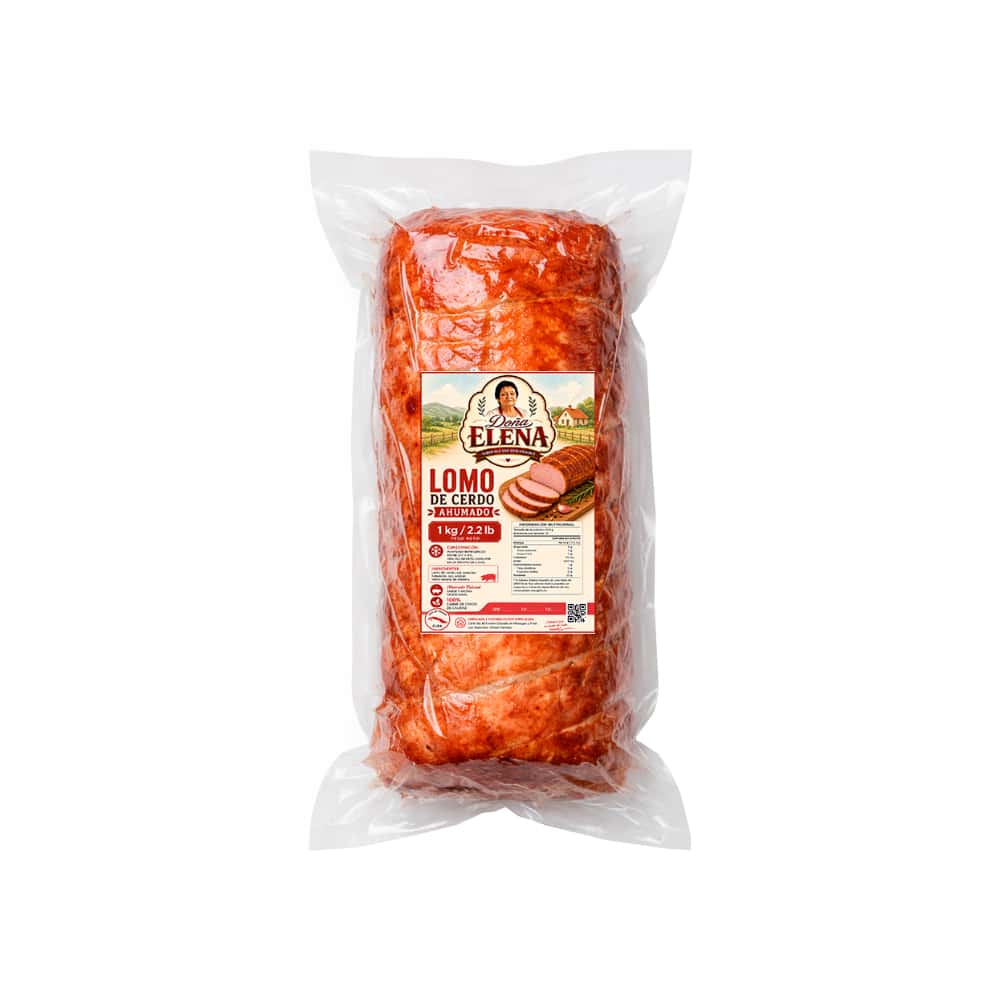 Lomo de cerdo ahumado Doña Elena (1 kg / 2.2 lb) - Miniatura 1