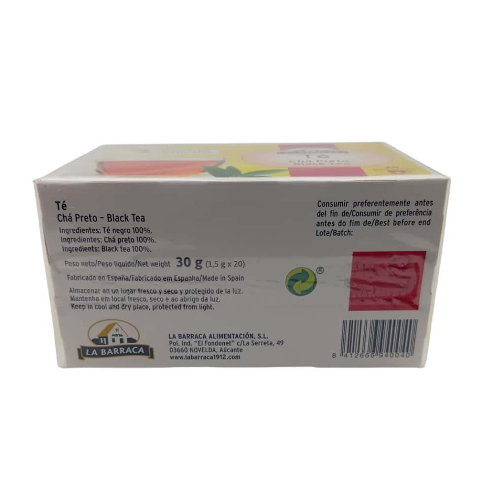 Té negro La Barraca (20 x 1.5 g) - Miniatura 5
