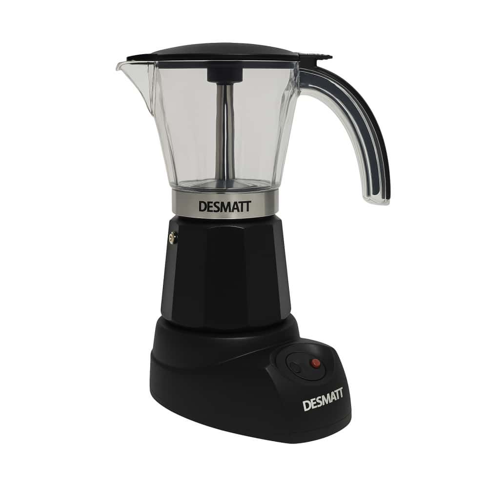 Cafetera eléctrica negra de 6 tazas Desmatt KCM-006 - Miniatura 1