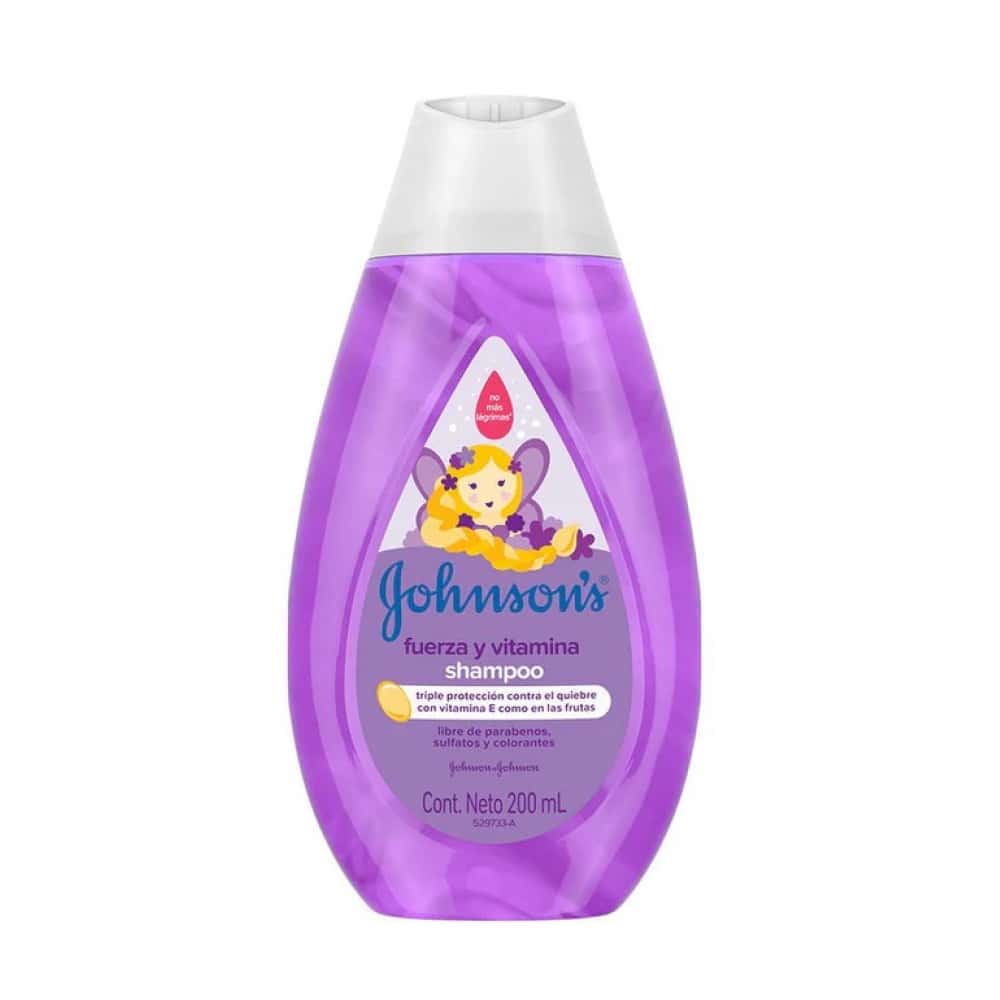 Champú para bebés fuerza y vitamina Johnson's (200 ml) - Miniatura 1