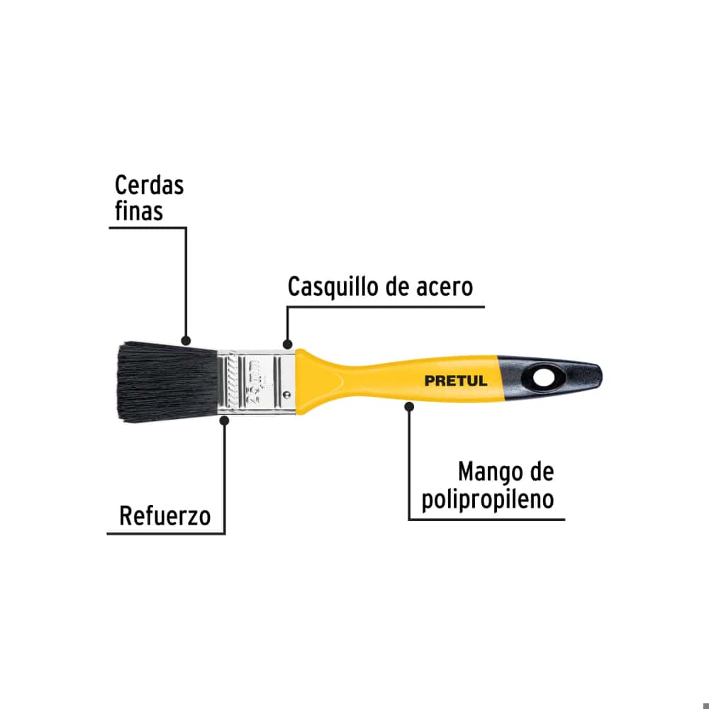 Brocha para pintar de 1" Pretul 21524 - Miniatura 4