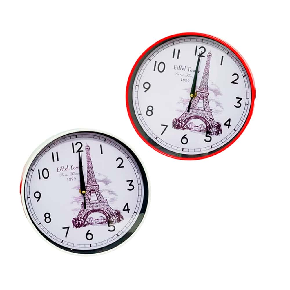 Reloj de pared decorativo 25 cm (2 U) - Miniatura 2