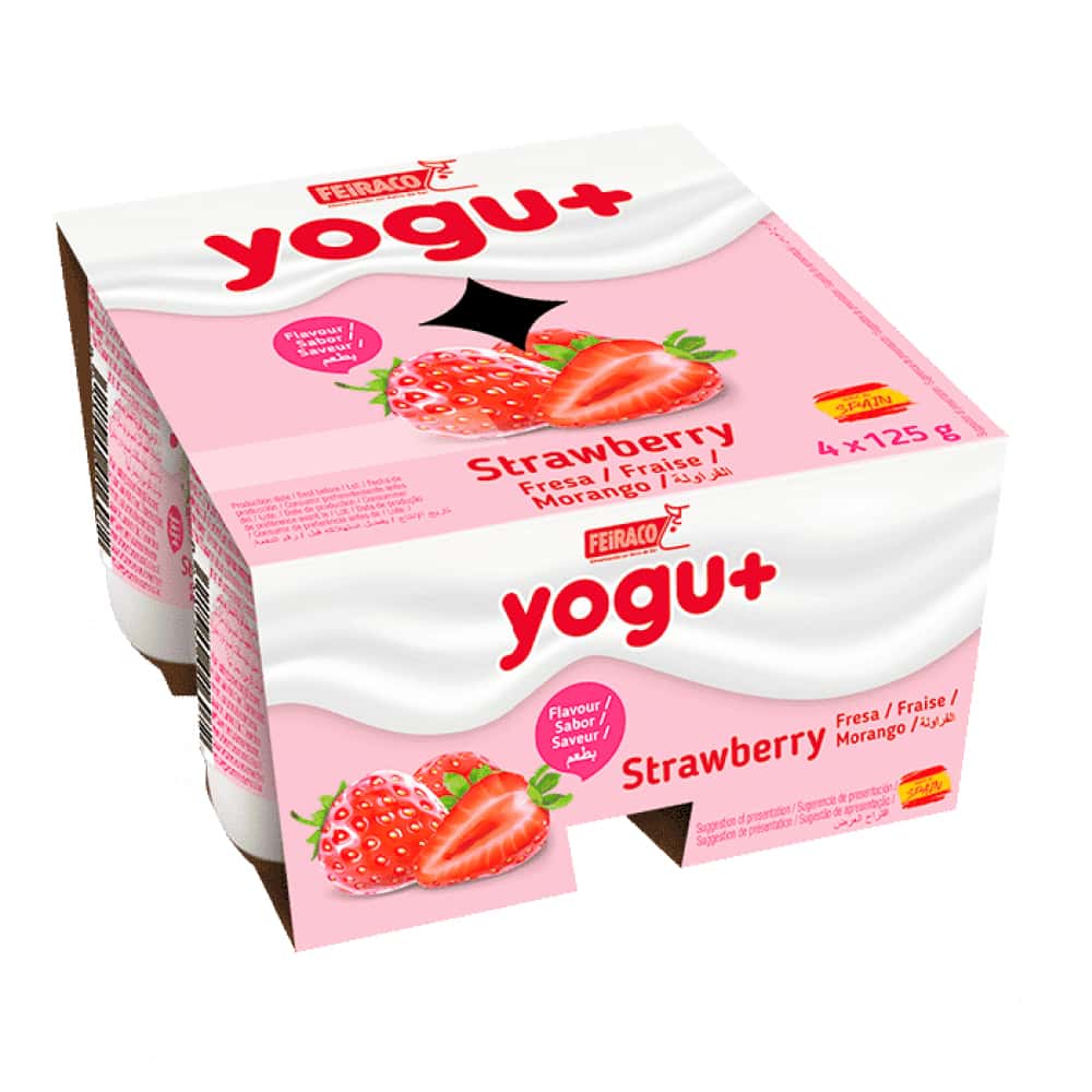 Yogur pasteurizado sabor a fresa (48 x 125 g) - Miniatura 2