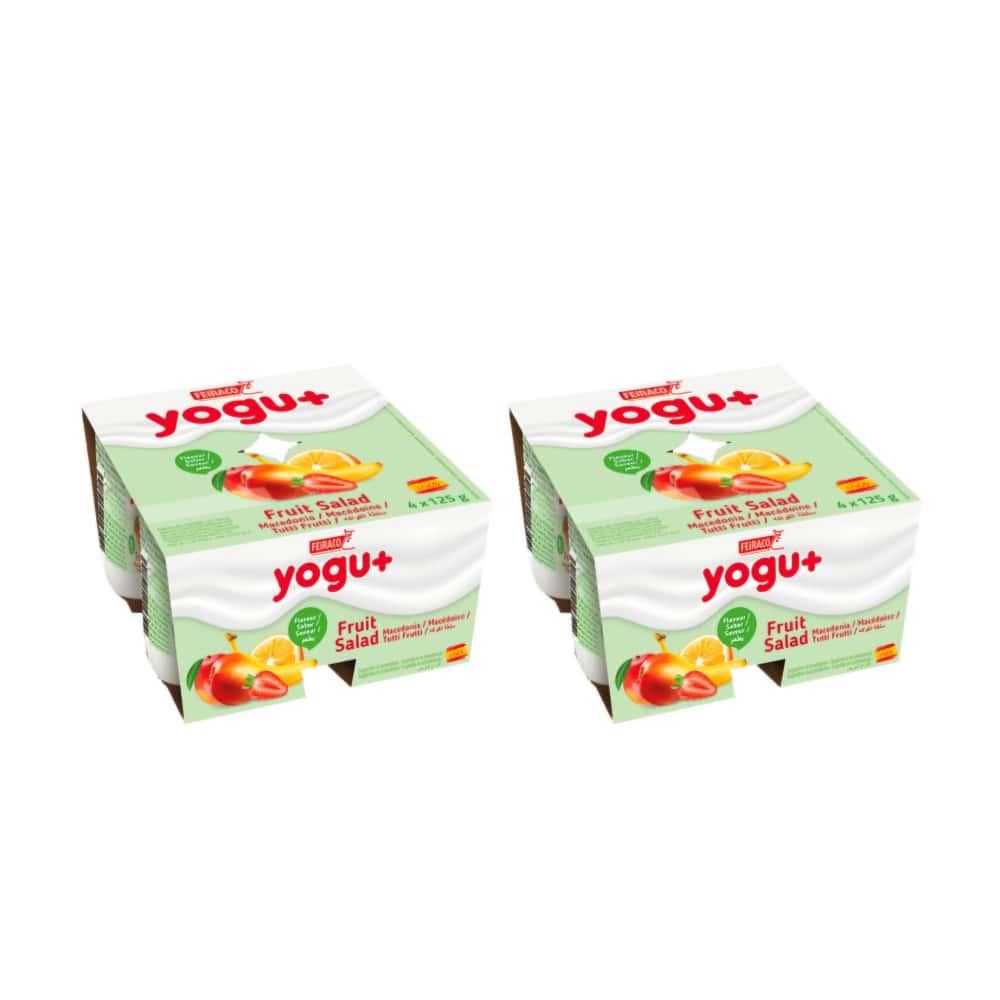 Yogur pasteurizado sabor a macedonia (8 x 125 g) - Miniatura 1