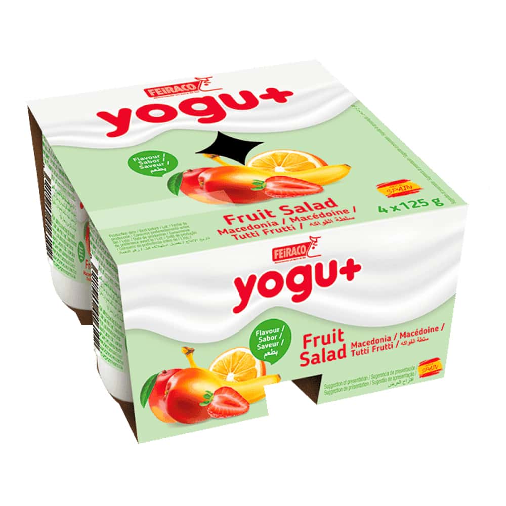 Yogur pasteurizado sabor a macedonia (12 x 125 g) - Miniatura 2