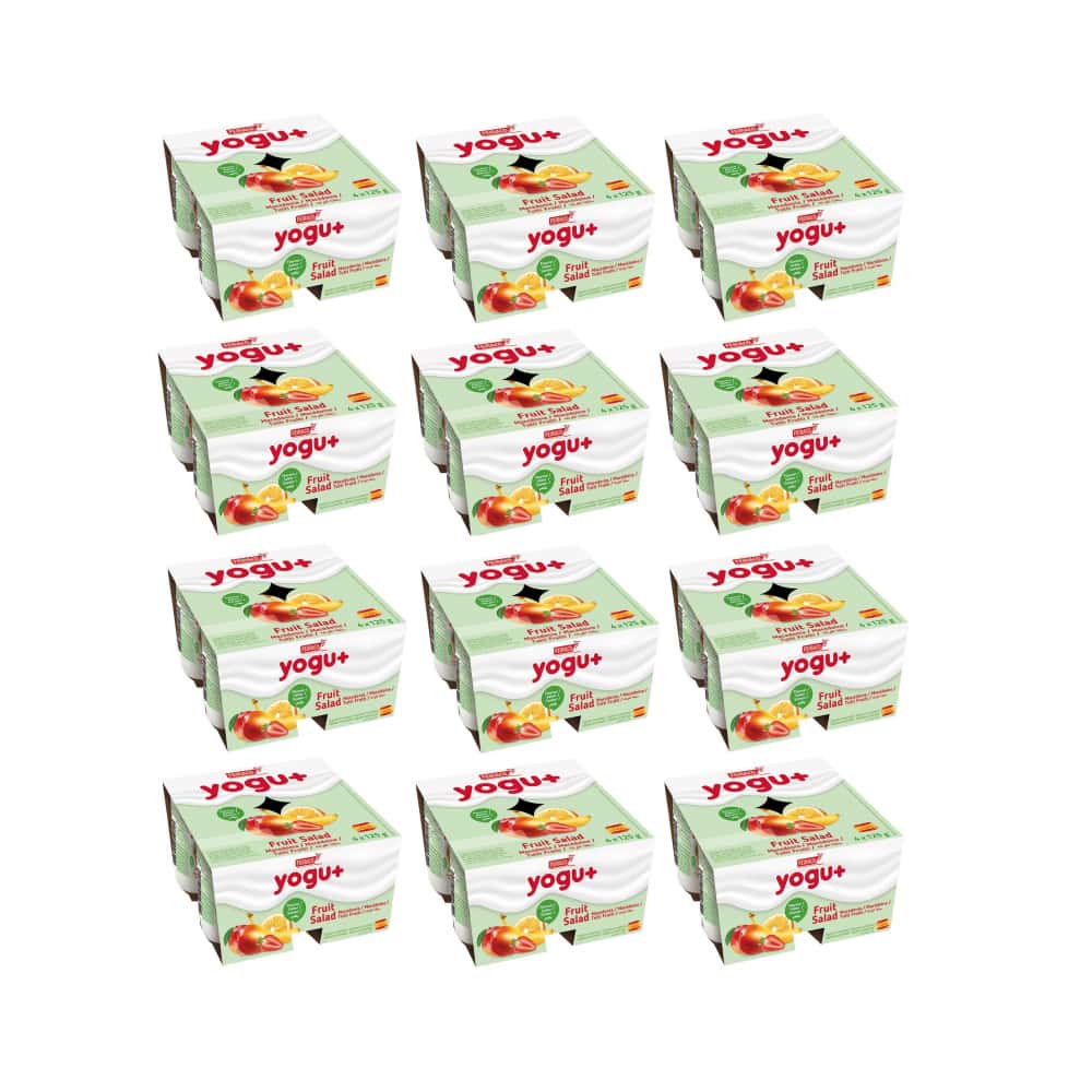 Yogur pasteurizado sabor a macedonia (48 x 125 g) - Miniatura 1