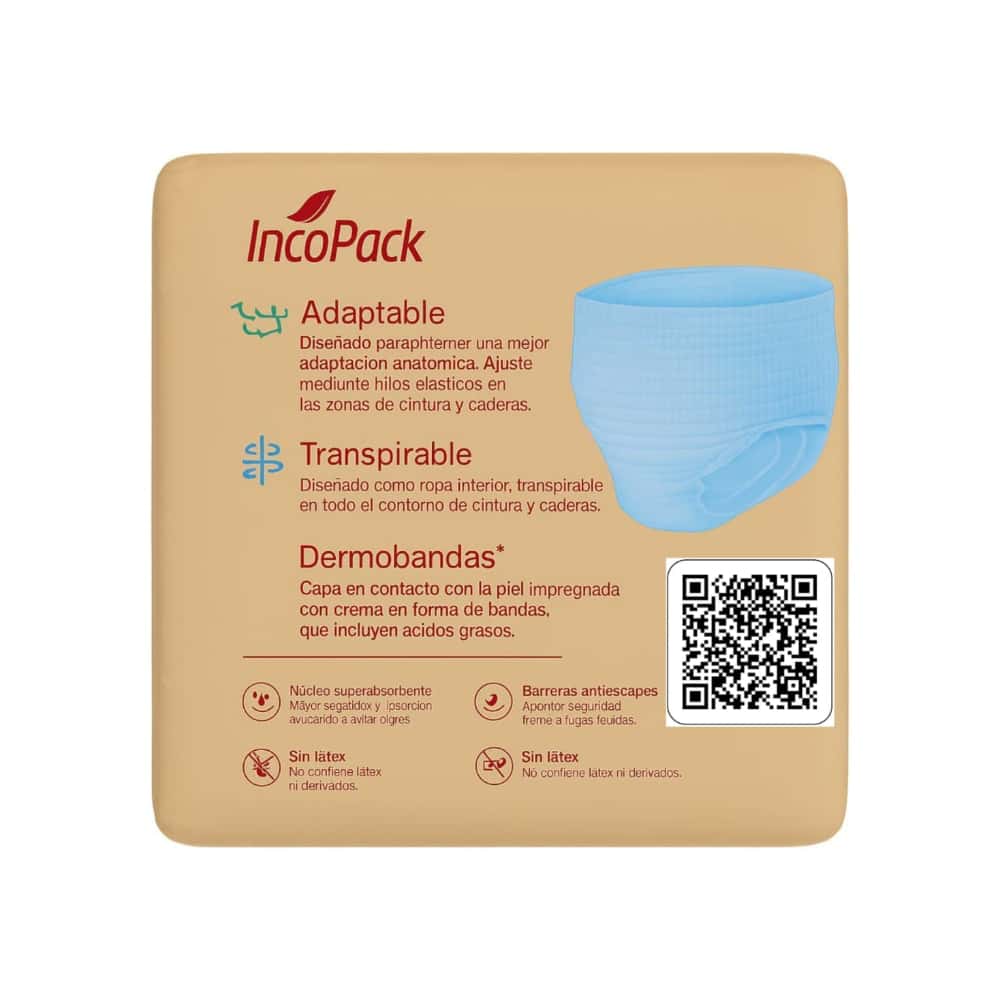 Pañales para adultos Pant Grande Día L7 IncoPack (20 U) - Miniatura 3