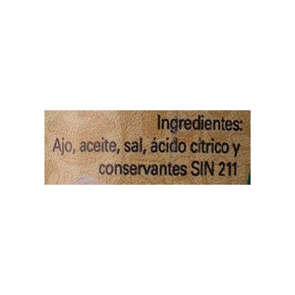 Ajo molido con aceite El Roble (500 g / 1.1 lb) - Miniatura 3