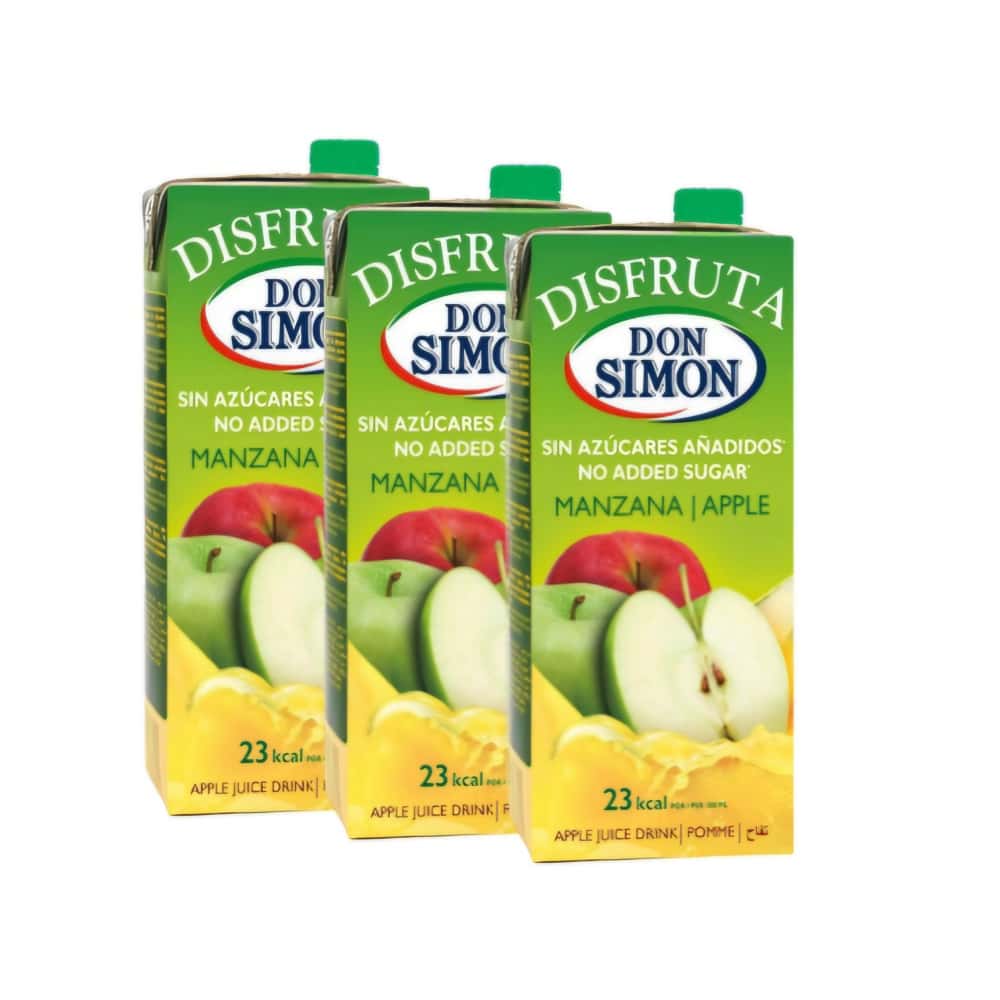 Jugo de manzana Don Simon (3 x 1 L) - Miniatura 1