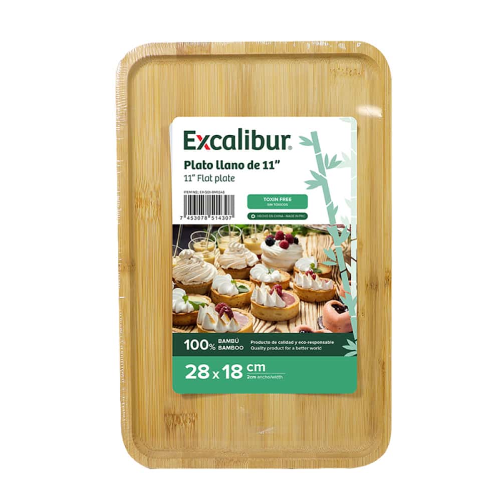 Bandeja de madera de 11" Excalibur - Miniatura 1