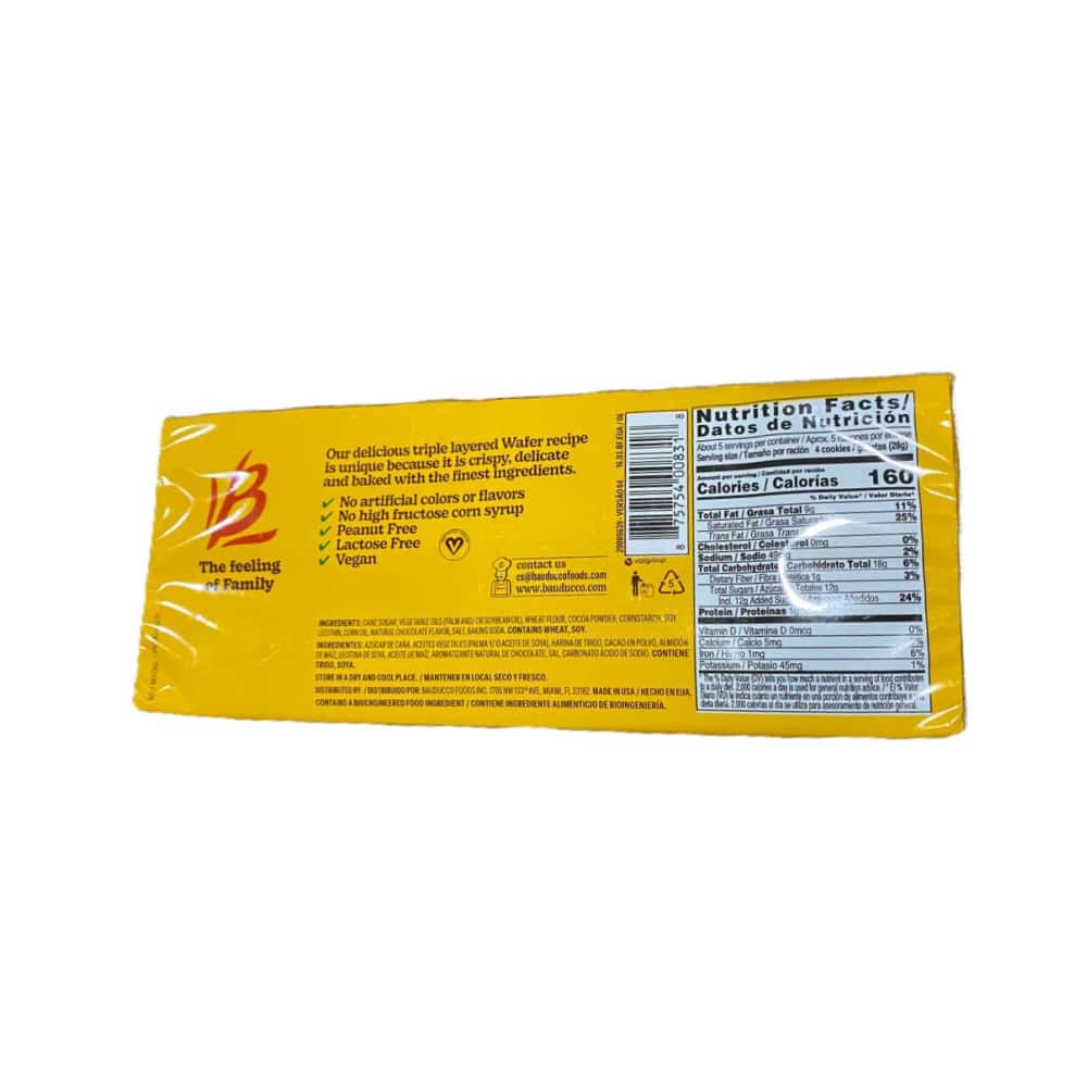 Sorbetos rellenos con crema sabor a chocolate Bauducco (142 g / 5.0 oz) - Miniatura 3